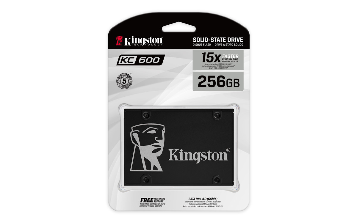 SSD KINGSTON KC600 GB SATA Interno 7 mm | Bekom Computación
