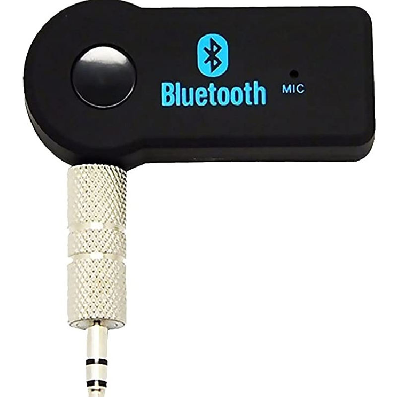 Receptor Bluetooth A Entrada Auxiliar Auto Micrófono Manos Libres Estereo