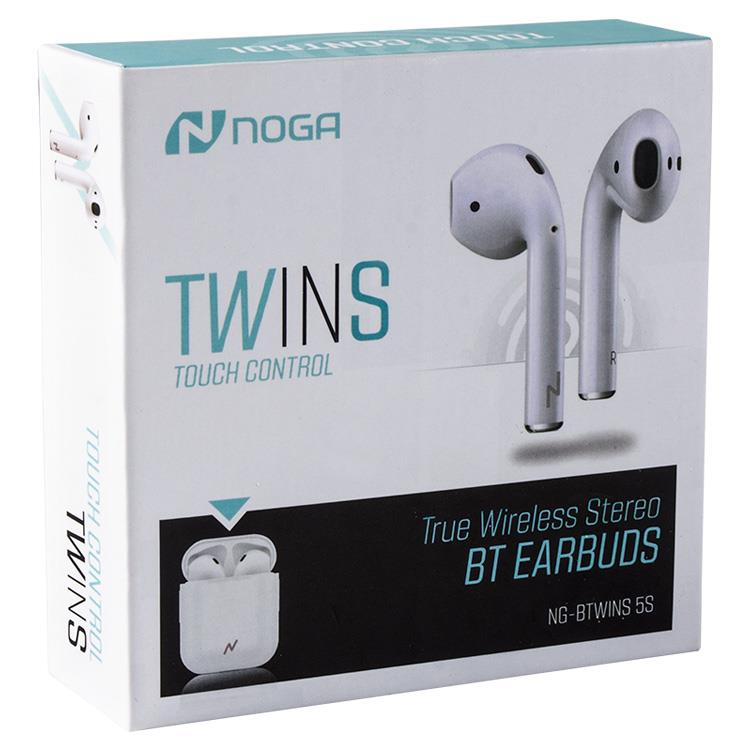 Auriculares In Ear Bluetooth Twins 24 Manos Libres Noga