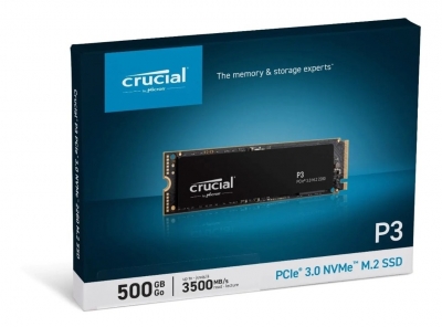 DISCO SSD M.2 CRUCIAL P3 500GB 2280 3500 MB/S