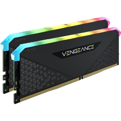 MEMORIA RAM CORSAIR VENGEANCE RS RGB 2X8GB 3200MHZ BLACK