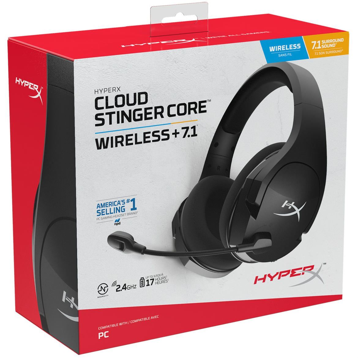 Auricular HyperX Cloud Flight Wireless Gaming 7.1
