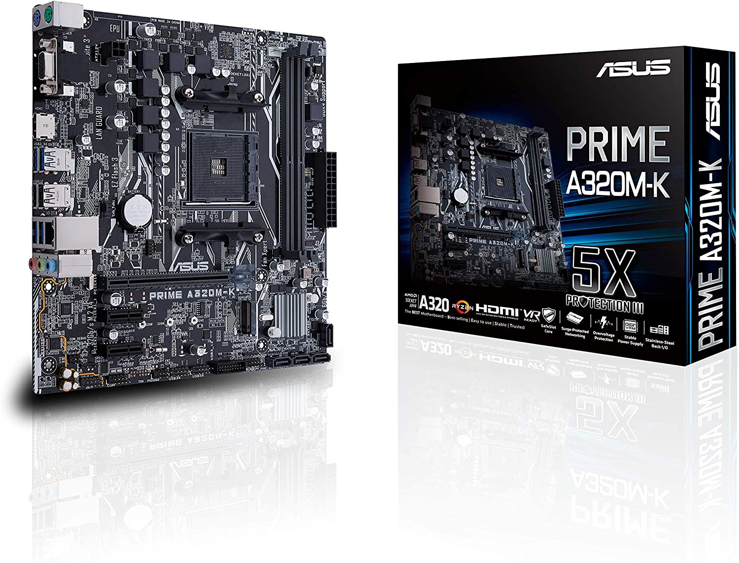 MOTHERBOARD AMD ASUS A320M-K PRIME AM4