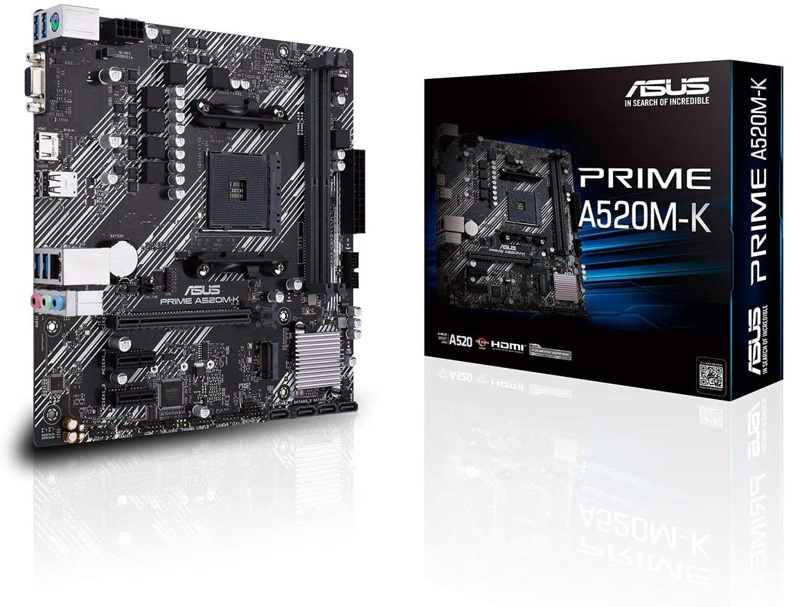 MOTHERBOARD AMD ASUS PRIME A520M-K AM4