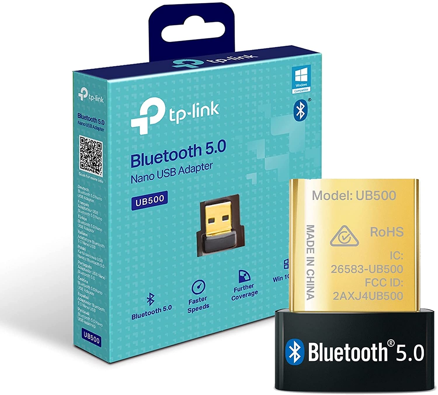 PLACA RED/SONIDO/BLUETOOTH BLUETOOTH TP-LINK BLUETOOTH 5.0 USB NANO BT UB500