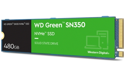 ALMACENAMIENTO DISCO SOLIDO SSD NVME WESTERN DIGITAL 480GB GREEN SN350 M.2 PCIE WDS480G2G0C