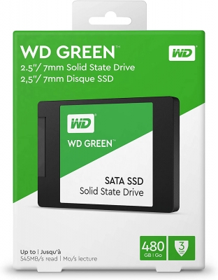 ALMACENAMIENTO DISCO SÓLIDO SSD WESTERN DIGITAL GREEN 480GB