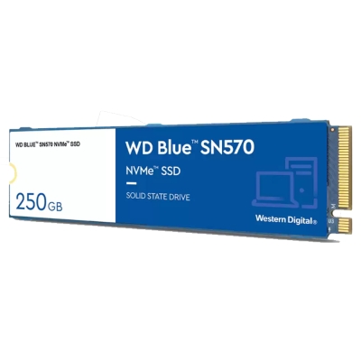 ALMACENAMIENTO DISCO SÓLIDO M.2 WD WESTERN DIGITAL BLUE SN570 250GB
