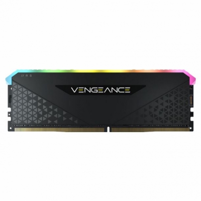 MEMORIA RAM DDR4 16GB (2X8) CORSAIR VENGEANCE RGB RS BLACK 3200MHZ