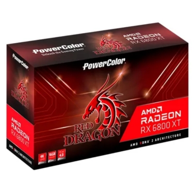 PLACA DE VIDEO AMD POWERCOLOR RADEON RED DRAGON RX 6800 XT 16GB GDDR6