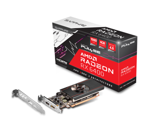 PLACA DE VIDEO RADEON AMD SAPPHIRE RX 6400 PULSE LR GDDR6 4G